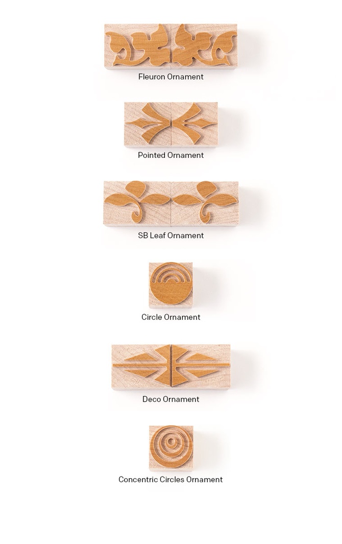 Ornaments VIRGIN WOOD TYPE