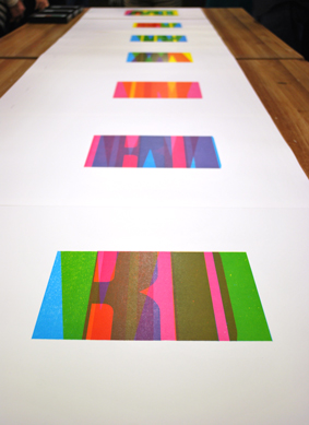 David Wolske, "Isotype" prints, 2014